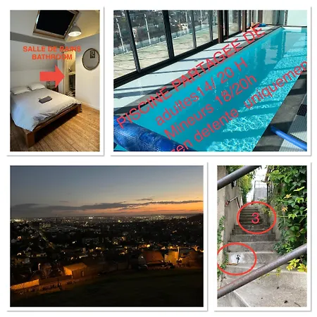 Eco Maison Entiere Avec Terrasse Dans Jardin Potager Piscine Parking Prázdninový dům Rouen